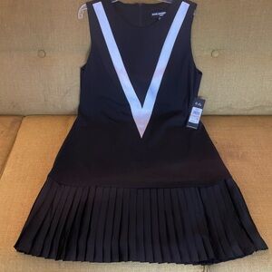 Karl Lagerfeld Paris Dress Size12 BlackWhite Gilded Age Vibe Elegant Retro Party